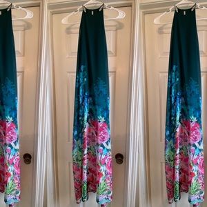 Everly floral maxi dress